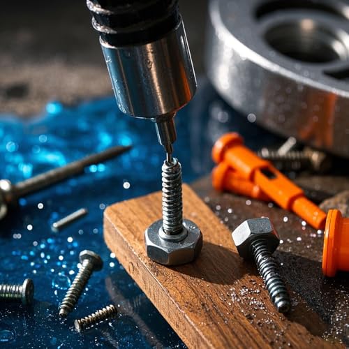 KINJOEK 100 Pieces 1/4-20 x 1-1/2 Inch Stainless Steel Hex Bolts, Hex Head Cap Screw Bolts, 18-8 304 S/S Fully Threaded Hexagon Bolts Fastener - size: 1/4-20 x 1-1/2 Inch