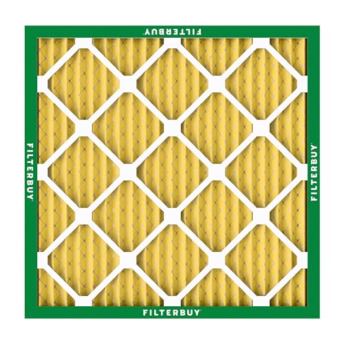 Filterbuy 9.5x9.5x1 Air Filter MERV 11 Pet & Allergy Defense (3-Pack) - size: 9.5x9.5x1