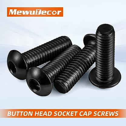 5/16-18 x 1" Button Head Socket Cap Screws, 12 PCS - size: 5/16-18 x 1"