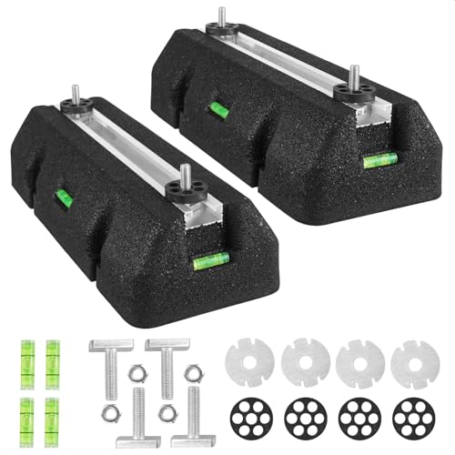 Heavy-Duty Rubber Floor Mount Base Pad Kit for 7000-36000 BTU - size: 7000-36000BTU