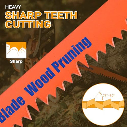 14-Piece Reciprocating Saw Blade Set, Wood Cutting Blades, CRV Materials - size: 14 Count (Pack of 1)