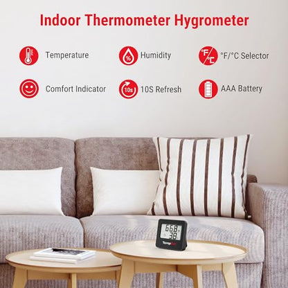 TempPro TempAir Hygrometer Indoor Thermometer for Home - size: Indoor Thermometer