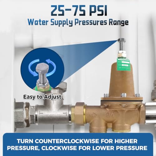 LF25AUB-Z3 3/4" Water Pressure Reducing Valve, Cast Copper Silicon Alloy