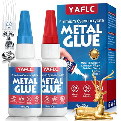 Metal Glue, Liquid Super Glue for Metal 40g - style: Metal Glue