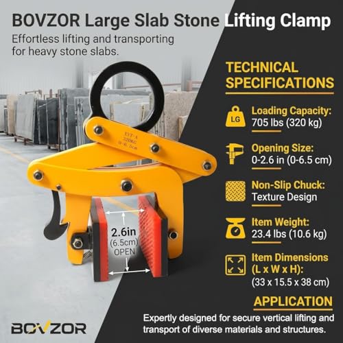 705 lbs Large Slab Stone Lifting Clamp Scissor Lifter Carry Part