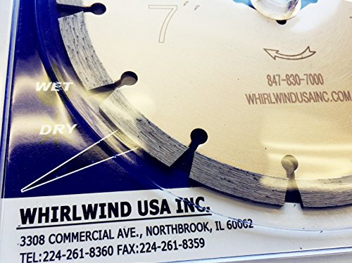 7 Inch General Purpose Segmented Diamond Saw Blade - size: 7" LSS