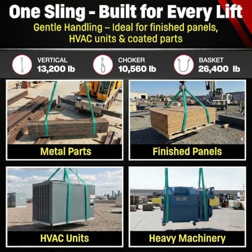 Chenango Supply VR2 4ft Green Endless Round Polyester Rigging Sling - size: 4 ft