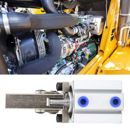 Walfront ALC Clamp Arm Lever Pneumatic Cylinder Double Acting Air Cylinder Without Magnetic Pneumatic Air Cylinders(ALC32), Cylinder