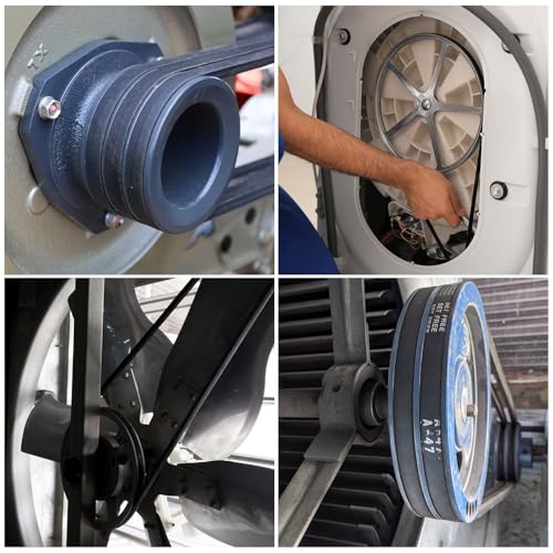 uxcell 4pcs A29/4L310 Classic Wrapped Rubber V-Belt, 29"(730mm) Inside Circumference, A Profile V Belt - size: A29
