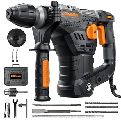 1-9/16'' SDS Rotary Hammer Drill, 12.5Amp Heavy Duty Rotary Hammer