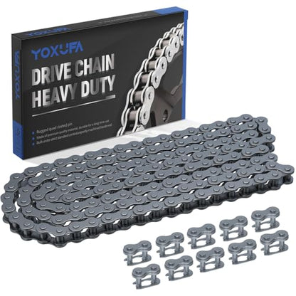 YOXUFA #35 Roller Chain for Mini Bike Coleman CT100U CC100X Baja Doodle Bug Dirt Bug Racer DB30 Motovox MBX10 MBX11 MMB80 Predator 79cc 97cc 100cc Engine Powersports Parts 140 Links Drive Chain - size: 140 Links