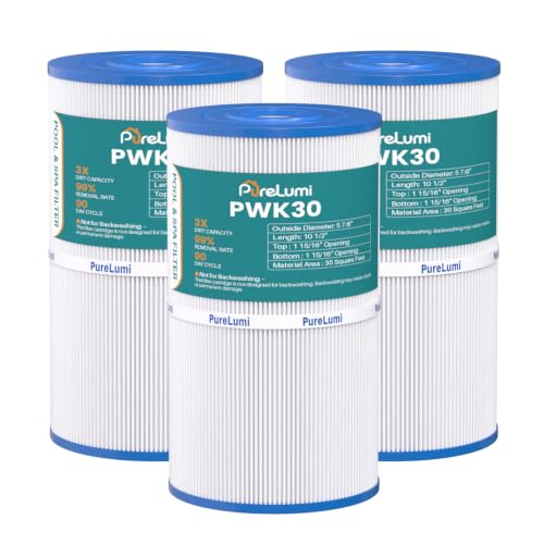 PWK30 Spa Filter Replaces 31489, FC-3915, P/N0969601, 71825, 73178, 3 Pack - size: 3PACK