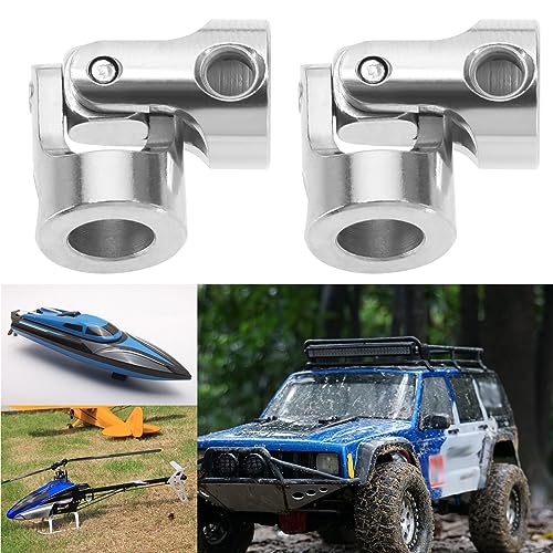 ECSiNG 4Pcs 6mm to 6mm Metal Shaft Coupling Universal Joint Shaft Coupling Flexible Coupling Connector Accessories for Model Car Ships Robots - size: 24mmx11mm