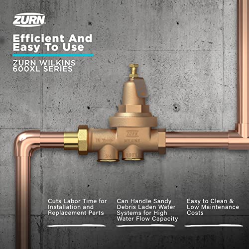 Zurn Wilkins 114-600XL 1-1/4" 600XL Pressure Reducing Valve - size: 1.25 Inch