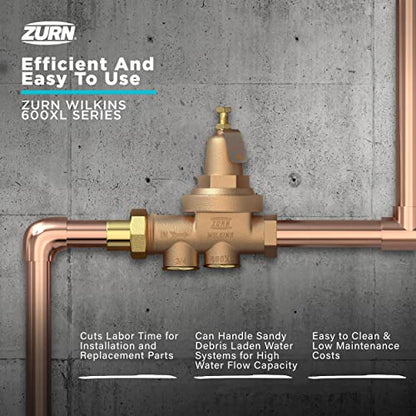 Zurn Wilkins 114-600XL 1-1/4" 600XL Pressure Reducing Valve - size: 1.25 Inch