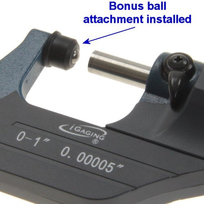 iGaging 0-1" Digital Electronic Micrometer w/Large Display Inch/Metric
