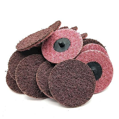 3 Inch Surface Conditioning Discs, 25 Pcs Medium Sanding Discs, Type-R Quick Change and Heat Dissipation, Quick Change Sanding Discs, Disc Pad Medium Grit for Fine polishing - style: Style 4