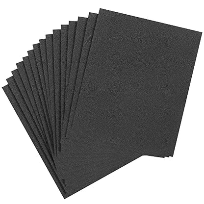 20Pcs Wet Dry Sandpaper Sheets (Grit 320), 9’’ x 11’’ Premium Silicon Carbide Auto Sand Paper - size: Grit 320