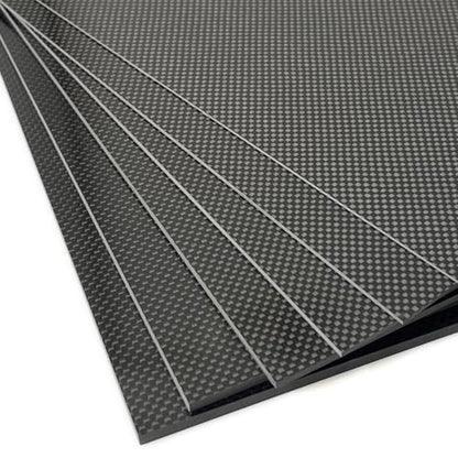 Carbon Fiber Sheet Plain Glossy Finish 300x400x1.0MM,3K Carbon Fiber Panel Plate - size: 300x400x1.0mm, style: Plain Glossy Finish