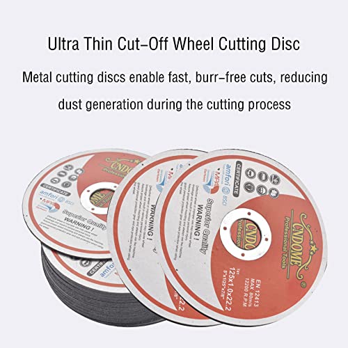 Cut Off Wheels 25 Pack, 5x0.04x7/8 inch Cutting Discs - style: 5"x0.040"x7/8" 25pcs