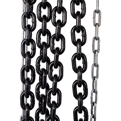 Gecheer Manual Chain Hoist 5-Ton (11000 lbs) Capacity, 10-Foot Lifting Height, Heavy-Duty Steel Construction with Dual Forged Hooks