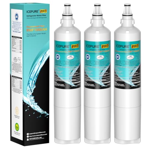 ICEPURE PRO NSF/ANSI 401 Lt600p Replacement for LG 5231JA2006A KENMORE 9990, 5231JA2006B, KENMORECLEAR 46-9990, 5231JA2006A-S, WFC2001, LSC27931ST, FML-2,RWF1000A Refrigerator Water Filter 3PACK - style: PFOA&PFOS, Ibuprofen, Phenytoin Removal
