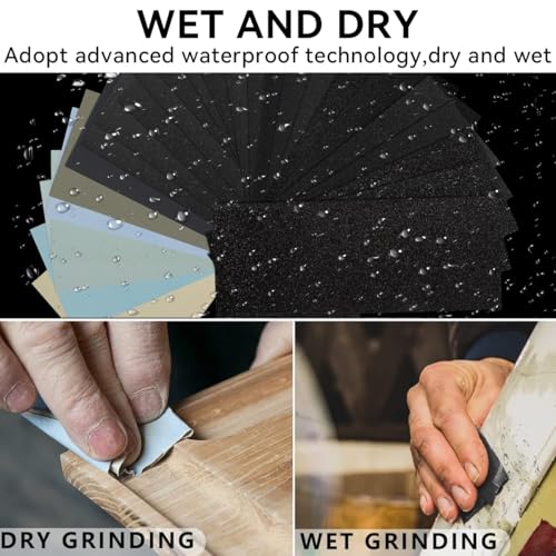 24 PCS Ultra Fine Sandpaper 2000 3000 5000 7000 10000 20000 Grit - size: 24PCS/2000-20000Grit