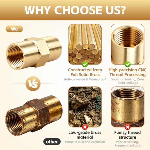 Brass Argon Hose Coupling, B Size 5/8 RH Female Quick Connect Fitting