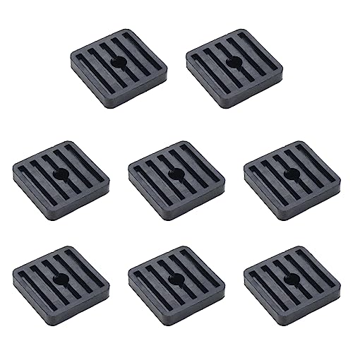 8 Pcs Rubber Isolator Pads Shock Absorber Anti-Vibration Pads
