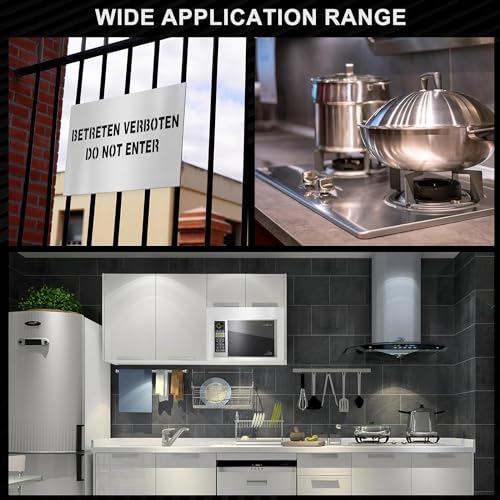 8 x 8 x 1/8 Inch 304 Stainless Steel Sheets, 1/8 Inch(10 Gauge) Thickness Stainless Steel Plates Stainless Steel Shim Plates Metal Sheets for Kitchen DIY Craft Making - size: 8 x 8 inch