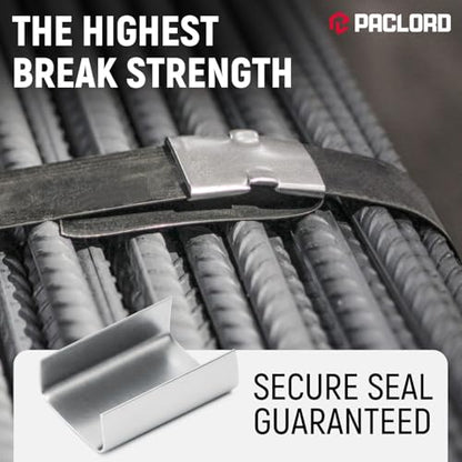 5/8" Open Seals for Steel Strapping, Pack of 2000 - size: Pack of 2000