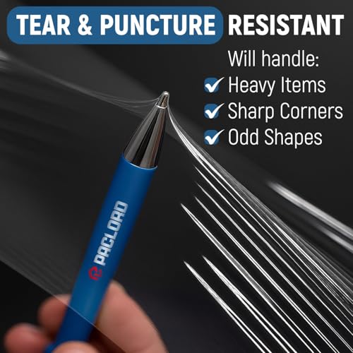 5” x 1000’ Stretch Wrap Mini 8 Rolls with Handle – Clear Plastic Stretch Film 80 Gauge, 500% Elongation, Heavy Duty Shrink Wrap for Moving, Packing & Shipping - style: Pack of 8