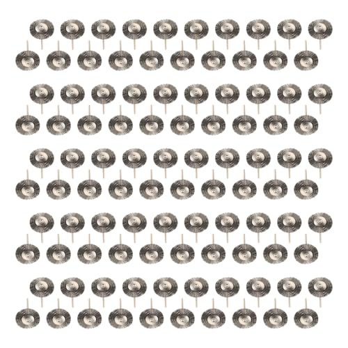 Wheel Brush 100 Pcs Wire Polishing Set for Rotary Tools - style: 100PCS T-Type