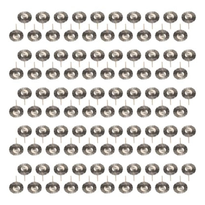 Wheel Brush 100 Pcs Wire Polishing Set for Rotary Tools - style: 100PCS T-Type
