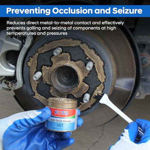 FOTU 361 Copper Anti‑Seize Grease,High Temp for Bolts,Nuts & Thread Parts - color: 361 Copper Anti-Seize Grease
