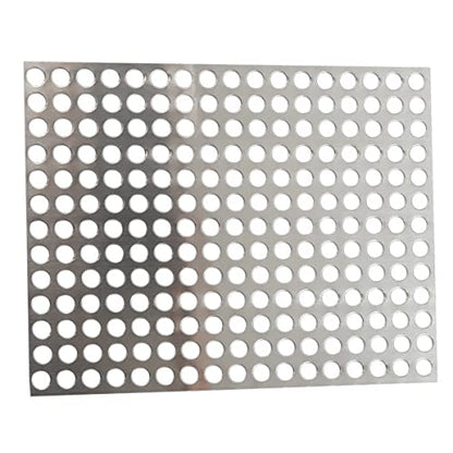 Perforated Metal Sheets Perforated Stainless Steel Sheet-Sheet Metal with Holes-20GA 0.4 Inch Hole 19.3 Inch X19.3 Inch-Suitable for Ventilation Smoking and Decorative Screen Style Grilles - size: 19.3"X19.3"