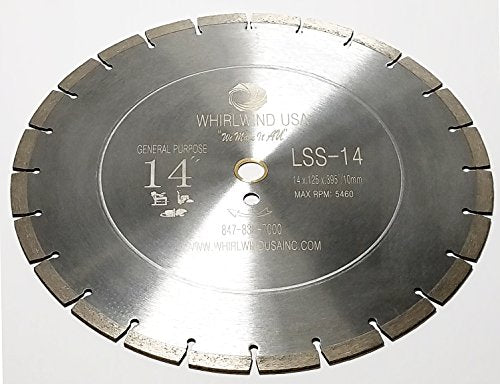 14 Inch Diamond Saw Blade for Concrete Stone Brick Masonry - size: 14" LSS