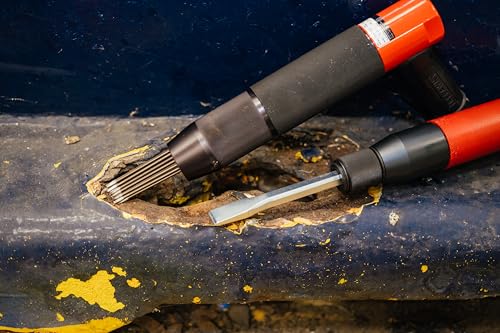 CS Unitec | 199.2003 | Trelawny Low-Vibration VL203 Pistol-Gripped Needle Scaler. 8X Less Vibration, All-Steel Construction, Powerful Performance, 19 Needles - Made in England