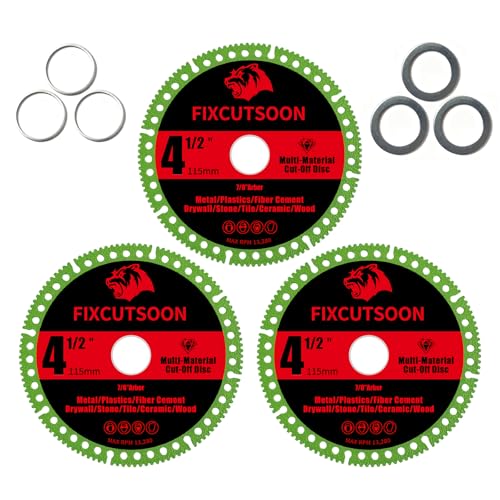 4-1/2 x 7/8 Indestructible Multi-Material Cutting Disc for Angle Grinder