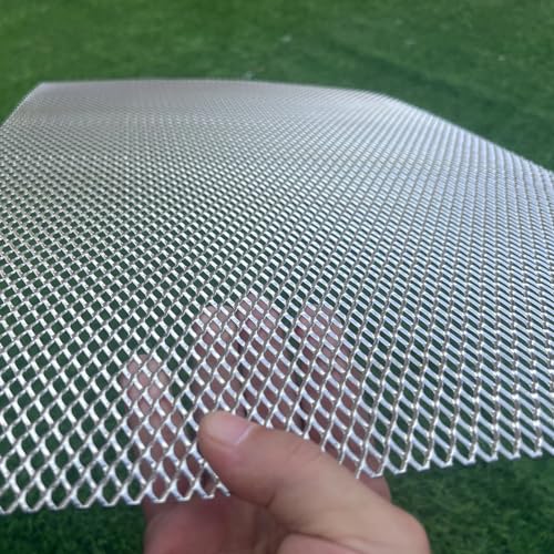 24"x16" Stainless Steel Expanded Metal 19 Gauge 0.2"x0.4" Holes Expanded & Perforated Sheets Metal Grate Screen/Fence Wire/Privacy Fence/Screen Door Mesh/Window Screen Mesh/Rodent - size: 24"x16", style: 19Gauge 0.2"x0.4" Holes