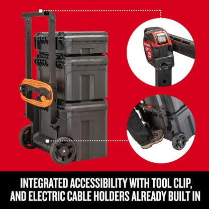 CRAFTSMAN VERSASTACK XL Rolling Tower Tool Storage System, 4 piece (CMST60420)