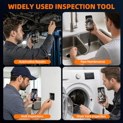 Daxiongmao Endoscope Camera with Light, 1920P HD Borescope