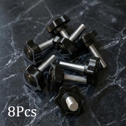 NACX M10 x 35mm Thread Clamping Knob, Thumb Screw, Star Hand Knob Tightening Screw Knob for Machinery, 8Pcs - size: M10 x 35mm