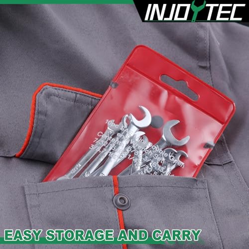 Mini Double Open End Wrench Super-Thin SAE Wrench Set - style: SAE