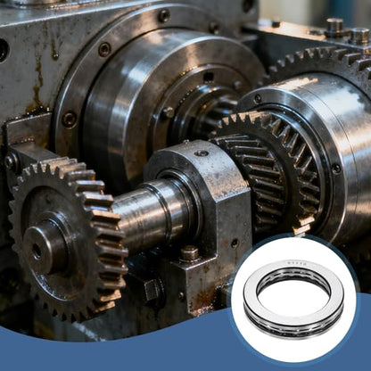uxcell 2Pcs Thrust Ball Bearings, 50mm Bore 70mm OD 14mm Thick 51110 ABEC5 - size: 51110 50mm x 70mm x 14mm