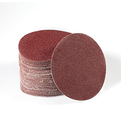 SPEEDWOX 50PCS 4" 60 Grit Sanding Discs, Hook and Loop for Rotary Tools - size: 60 Grit