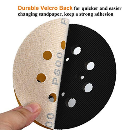 5-Inch 8-Hole Hook and Loop Sanding Discs 600-Grit, 50-Pack