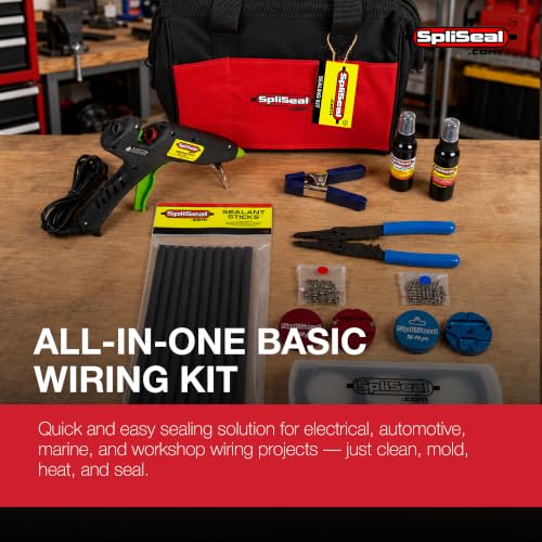 Basic Wiring Sealing Kit with 80W Glue Gun & Connector Molds