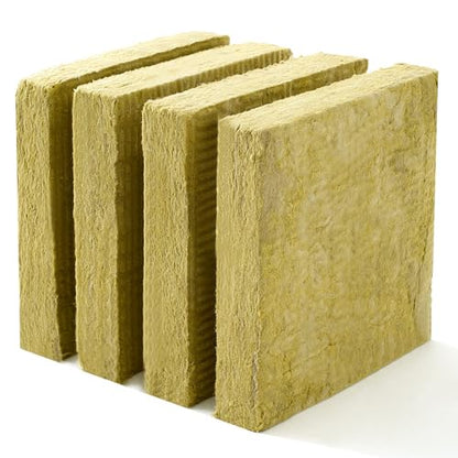 GlikCeil 4 Pcs Mineral Wool Insulation Board, 24"X 24" X 1.6", Acoustic