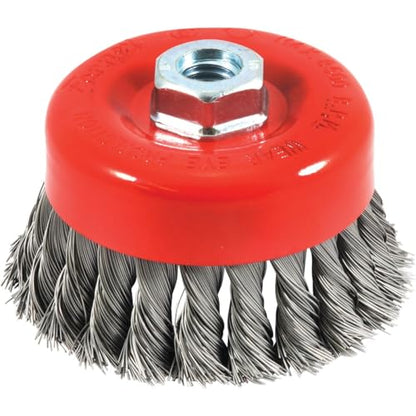 Forney 72753 4-Inch Knotted Wire Cup Brush